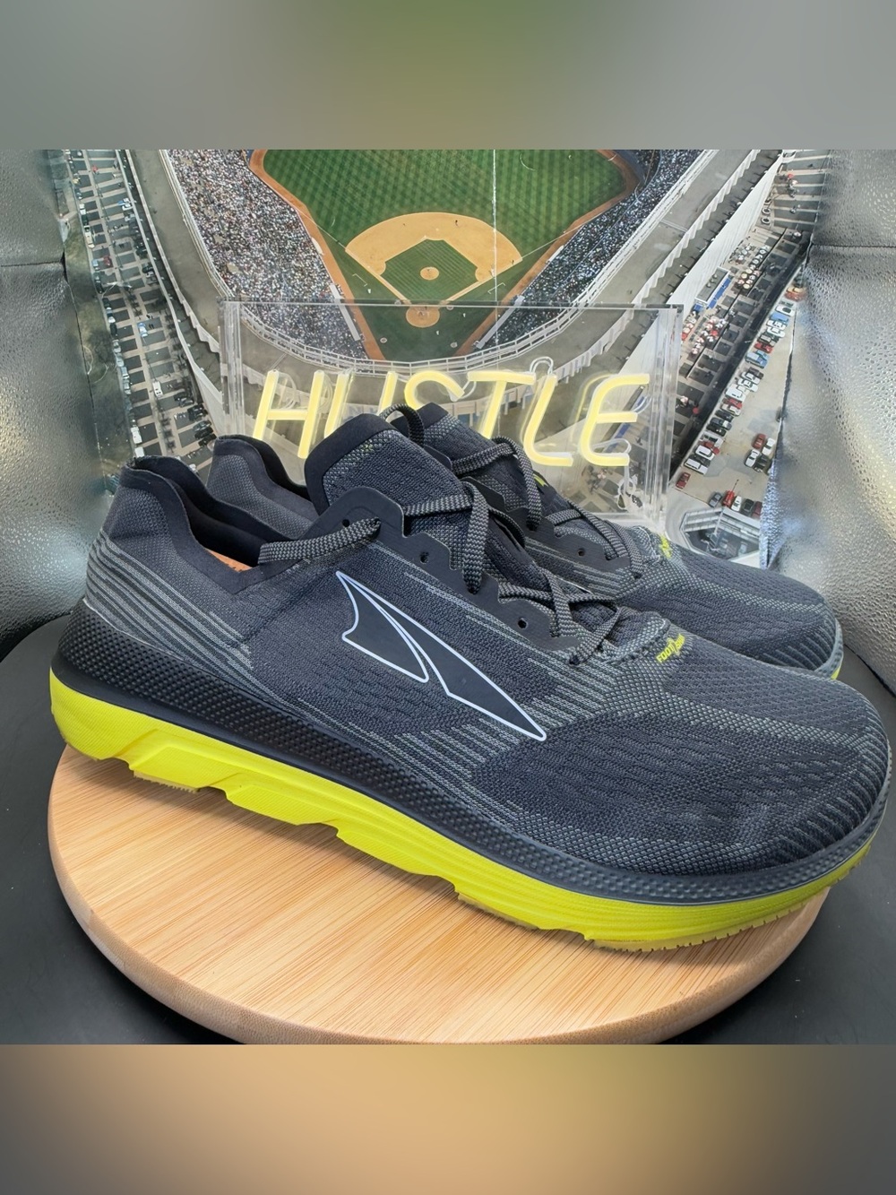 Altra Duo 1.5 Outdoor Road Gray Lemon Running/Walking Shoes Men’s Size 14